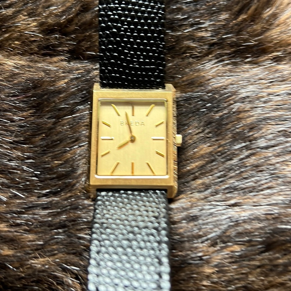 Breda Quartz Dress Watch 34mm EUC